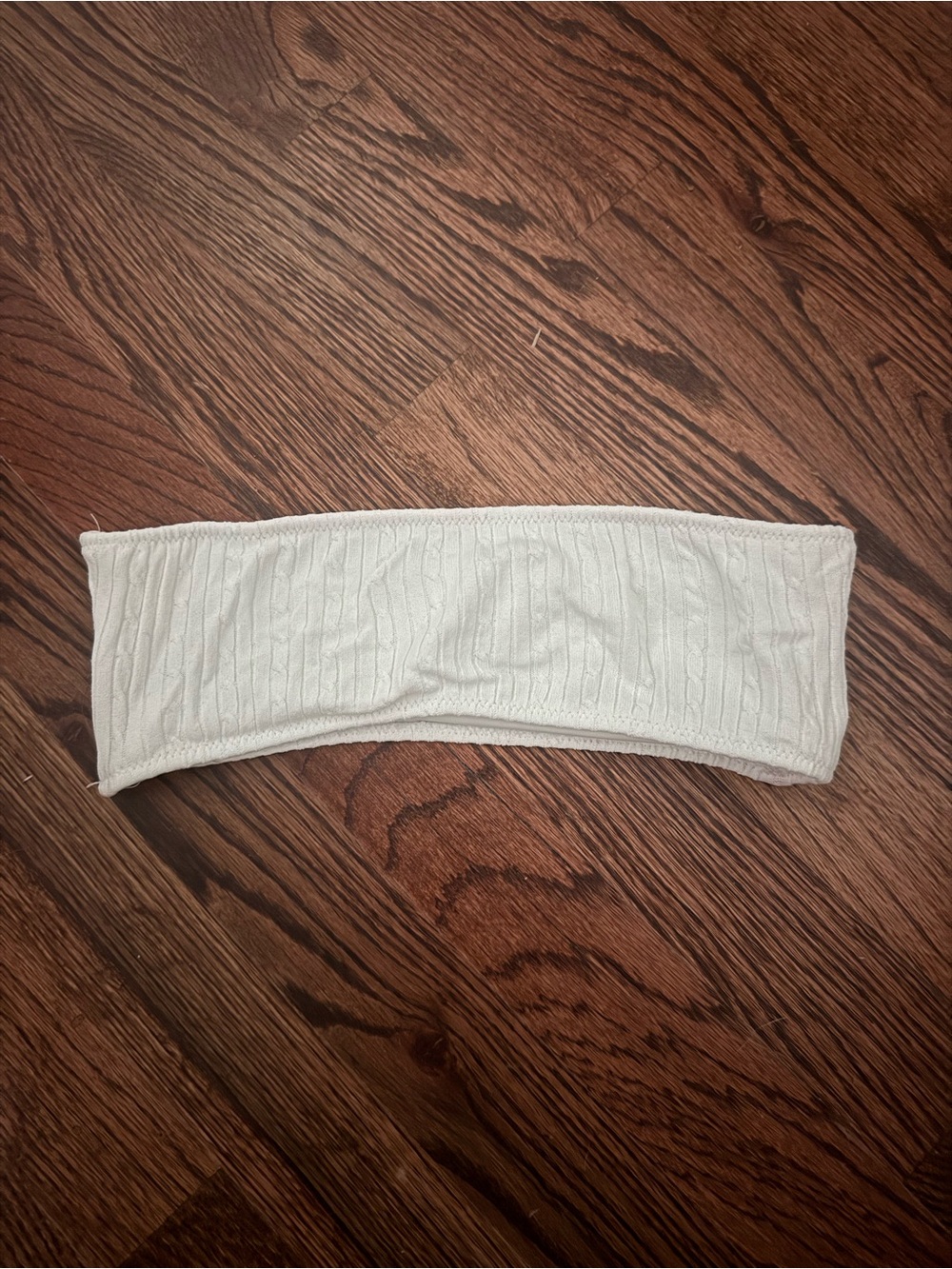 triangl swimwear White Bandeau Bikini Top